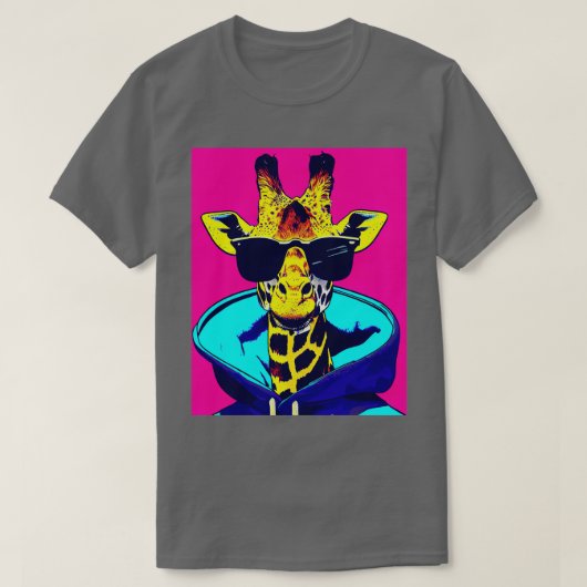 Giraffe Freestyle T-shirt (Design voorkant)