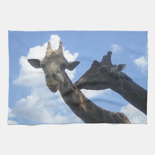 Giraffe Friends Theedoek (Horizontaal)