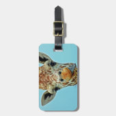 giraffe funny bagagelabel (Voorkant verticaal)