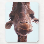 Giraffe Funny Face Muismat (Voorkant)
