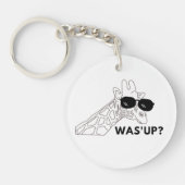 Giraffe Funny Sleutelhanger (Voorkant)