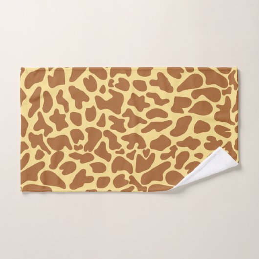 Giraffe Fur Pattern Exotic Bad Handdoek (Handdoek)