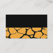 Giraffe Fur Pattern Visitekaartje (Achterkant)