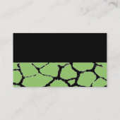 Giraffe Fur Pattern Visitekaartje (Achterkant)