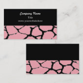 Giraffe Fur Pattern Visitekaartje (Voorkant / Achterkant)