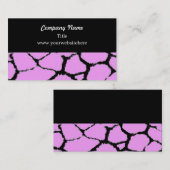 Giraffe Fur Pattern Visitekaartje (Voorkant / Achterkant)