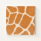 Giraffe Fur Realistic Animal Print op maat gemaakt Notitieboek (Achterkant)