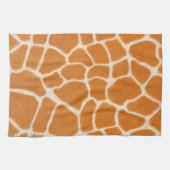 Giraffe Fur Realistic Exotic Animal Print Luxe Theedoek (Horizontaal)