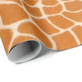 Giraffe Fur Realsistic Spotted Wild Animal Print Cadeaupapier (Rol Hoek)