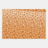 Giraffe Fur Spotted Realistic Wild Animal Print Inpakpapier Vel (Voorkant 3)