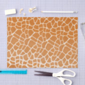 Giraffe Fur Spotted Realistic Wild Animal Print Ti Tissuepapier (Craft)