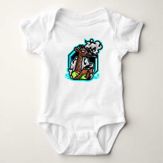 Giraffe Gaming Esport Mascot Romper (Voorkant)