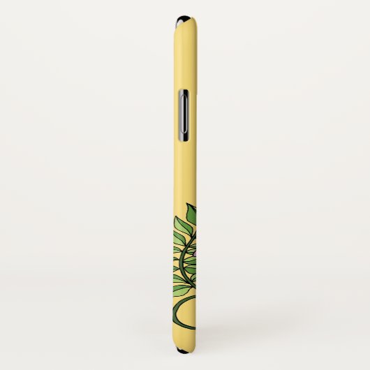 Giraffe Geel Portretbloemen Case-Mate iPhone Case (Achterkant / rechts)