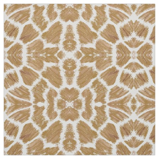 Giraffe geïnspireerd katoenweefsel stof (Swatch)