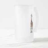 Giraffe genaamd Tip top Mok..! Matglas Bierpul (Voorkant rechts)