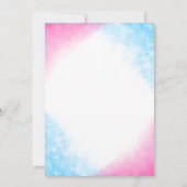 Giraffe Genderkwesties onthullen uitnodiging voor  (Achterkant)