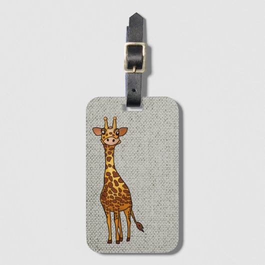 giraffe Gepäckanhänger Bagagelabel (Voorkant (verticaal))