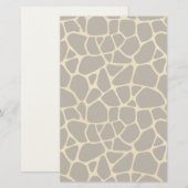 Giraffe geplaatst achtergrond briefpapier (Voorkant / Achterkant)