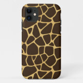 Giraffe geplaatst achtergrond Case-Mate iPhone case (Achterkant)