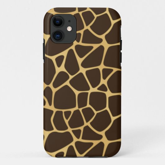 Giraffe geplaatst achtergrond Case-Mate iPhone case (Achterkant)