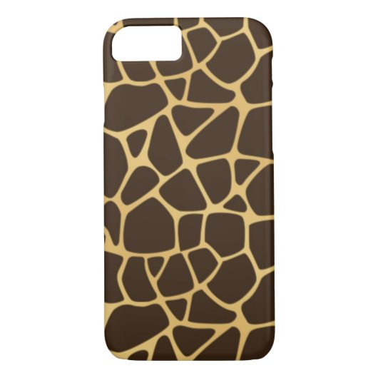 Giraffe geplaatst achtergrond Case-Mate iPhone case (Achterkant)