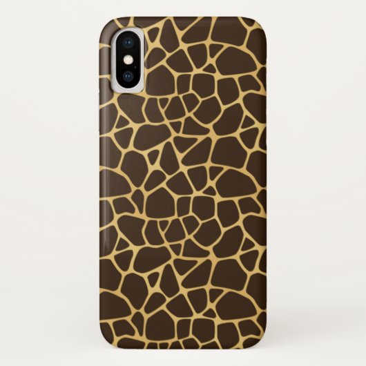 Giraffe geplaatst achtergrond Case-Mate iPhone case (Achterkant)
