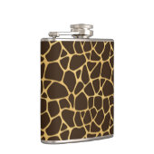 Giraffe geplaatst achtergrond heupfles (Rechts)