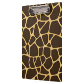 Giraffe geplaatst achtergrond klembord (Links)