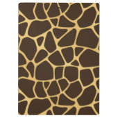 Giraffe geplaatst achtergrond klembord (Achterkant)