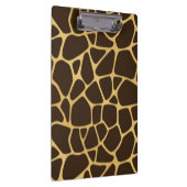 Giraffe geplaatst achtergrond klembord (Rechts)