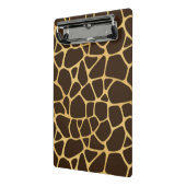 Giraffe geplaatst achtergrond mini klembord (Angled2)