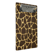 Giraffe geplaatst achtergrond mini klembord (Schuin)