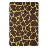 Giraffe geplaatst achtergrond mini klembord (Achterkant)