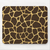 Giraffe geplaatst achtergrond muismat (Voorkant)