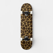 Giraffe geplaatst achtergrond persoonlijk skateboard (Voorkant)