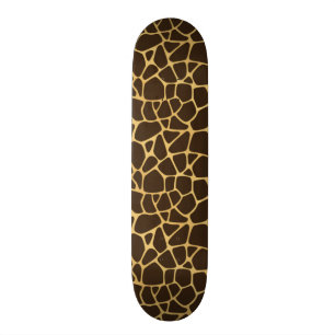 Giraffe geplaatst achtergrond persoonlijk skateboard