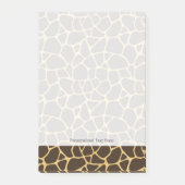 Giraffe geplaatst achtergrond post-it® notes (Voorkant)
