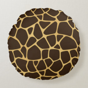Giraffe geplaatst achtergrond rond kussen