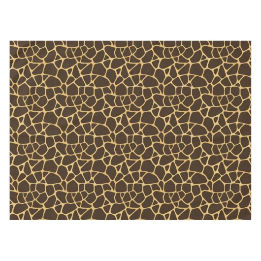 Giraffe geplaatst achtergrond tafelkleed (Voorkant (Horizontaal))
