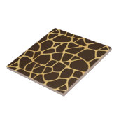 Giraffe geplaatst achtergrond tegeltje (Zijkant)