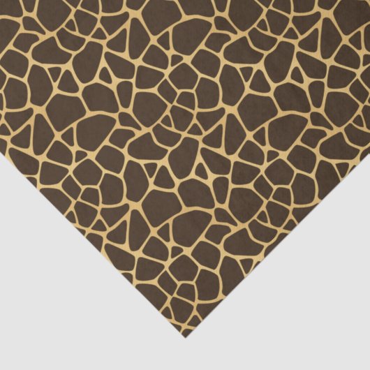 Giraffe geplaatst achtergrond tissuepapier (Detail)