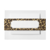 Giraffe geplaatst achtergrond uitnodigingen wikkel (Voorkant Voorbeeld)