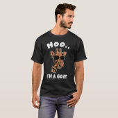 Giraffe Gezegde Ik ben een geitendierentuin Dier C T-shirt (Voorkant volledig)