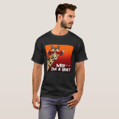 Giraffe Gezegde Moo I Am A Goat Music T-shirt (Voorkant volledig)