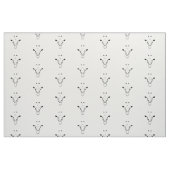Giraffe Gezicht Silhouet Stof (Fat Quarter)