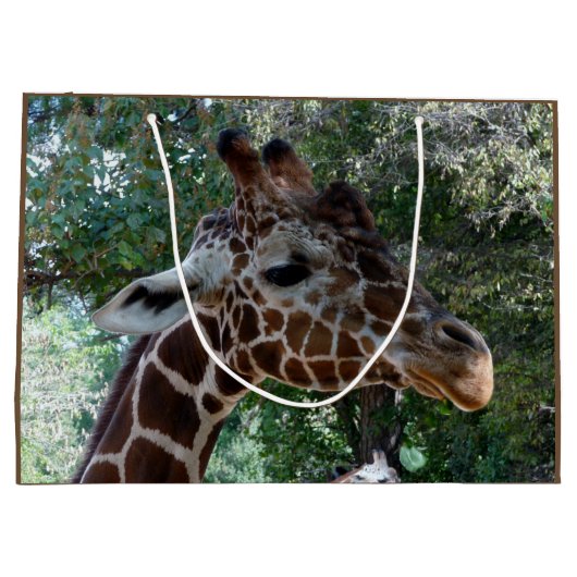 Giraffe Gift Bag Groot Cadeauzakje (Achterkant)