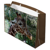 Giraffe Gift Bag Groot Cadeauzakje (Achterkant Gekanteld)