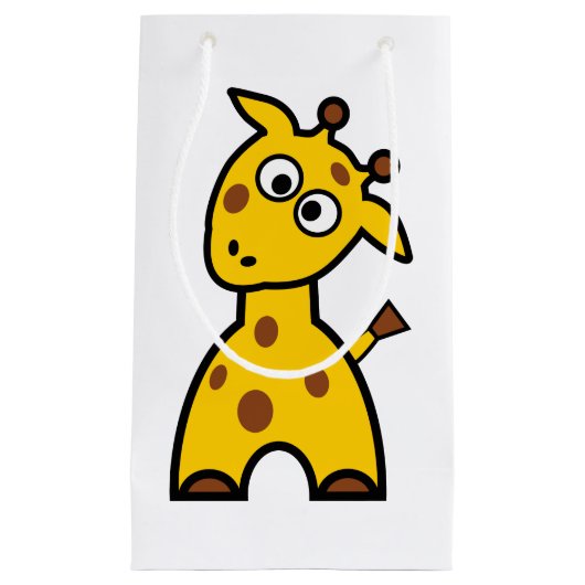 Giraffe Gift Bag Klein Cadeauzakje (Voorkant)