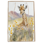 Giraffe Gift Bag Medium Cadeauzakje (Voorkant)