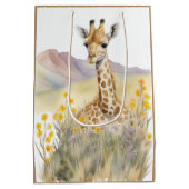 Giraffe Gift Bag Medium Cadeauzakje (Achterkant)